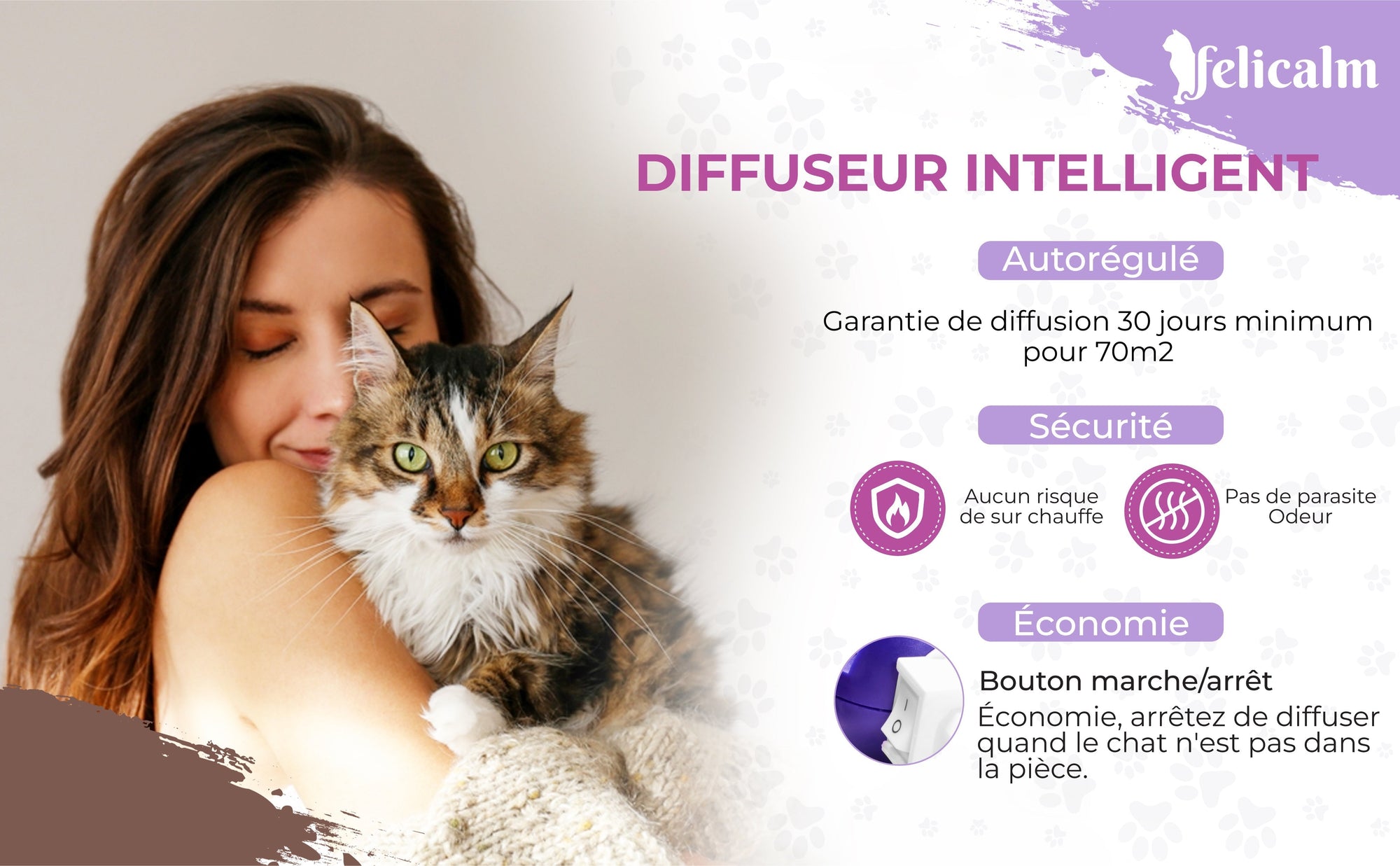 DIFFUSEUR :FELICALM PARIS -  Phéromones Anti-Stress pour Chat** 🐱✨